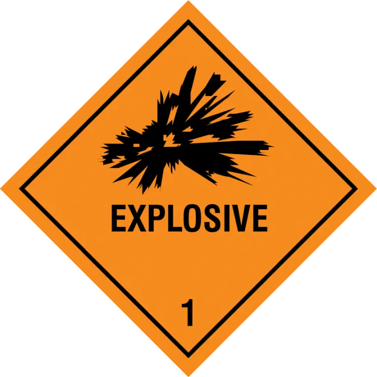 Hazchem Storage Banner and Diamond Signs